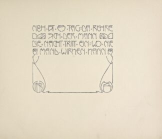 Beispiele kunstlerischer Schrift Pl.052 by Rudolf von Larisch