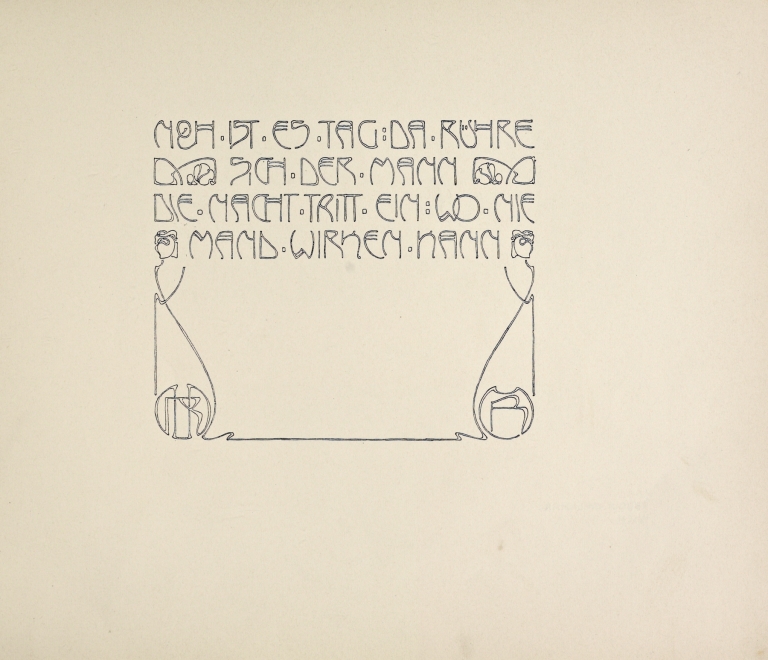 Beispiele kunstlerischer Schrift Pl.052 by Rudolf von Larisch