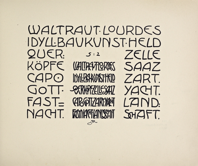 Beispiele kunstlerischer Schrift Pl.061 by Rudolf von Larisch
