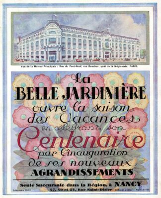 Belle jardinière – Centenaire by Anonymous