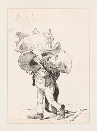 Benjamin Harrison ‘Talking Through his Hat by Udo Keppler