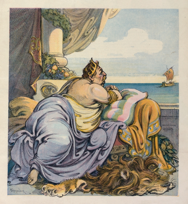 Big Bill Dido and the sailing of Aeneas by Udo Keppler