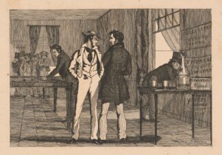 Billiard table at New Orleans by Auguste Hervieu