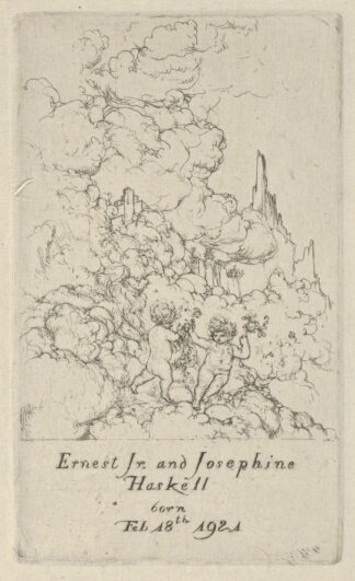 Birth of Ernest Jr., and Josephine Haskell by Ernest Haskell