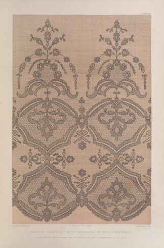 Black lace flounce, by Matthew Digby Wyatt