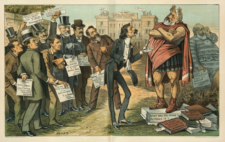 ‘Blaine will be vindicated in November’ –N.Y. Tribune by Bernhard Gillam