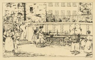 Blanchisseuses by Félix Fortuné Delarue