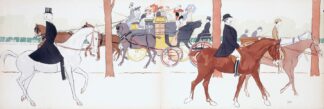Boni de Castellane, Louise Balthy, Fishof, F. Oppenheim, Boulenger by Georges Goursat (Sem)