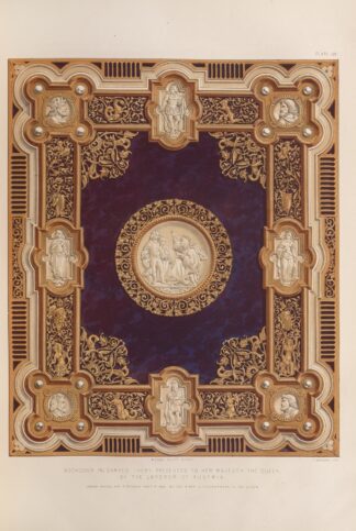 Bookcover in carved ivory presented to her majesty the queen, by the emperor of Austria by Matthew Digby Wyatt