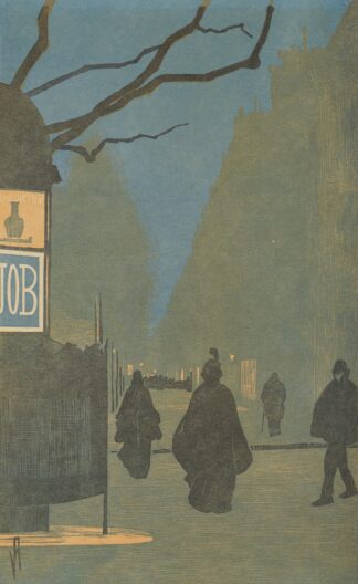Boulevard Malesherbes, le soir by Amédée Joyau