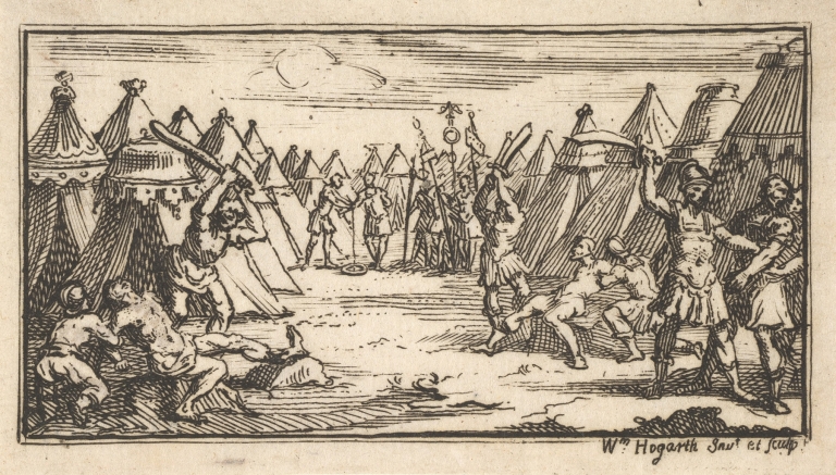 Breaking the Legs by William Hogarth