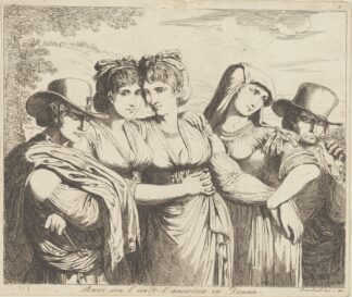 Brevi son l’ire e l’amicizia in Donna by Bartolomeo Pinelli