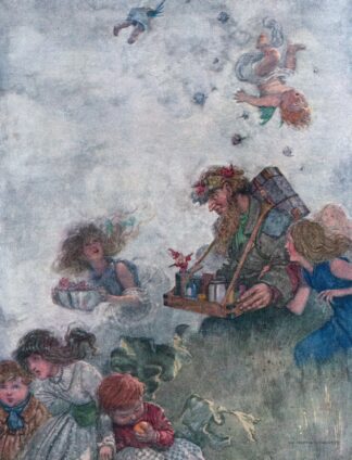 Bringing with them a little old man by William Heath Robinson