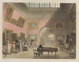 British Institution, by Thomas Rowlandson