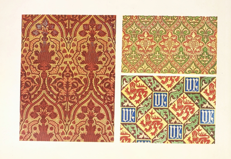 Brocade for Upholstery Work, and Wall Papers, in the Style of the Fifteenth Century by John Charles Robinson