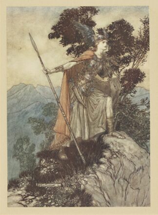 Brunnhilde by Arthur Rackham