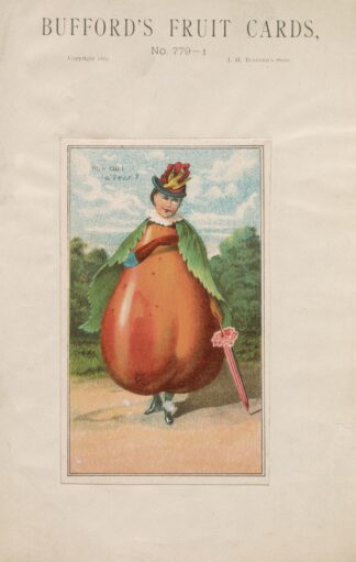 Bufford’s fruit cards, no. 779-1 [pear] by John H. Bufford's & Sons