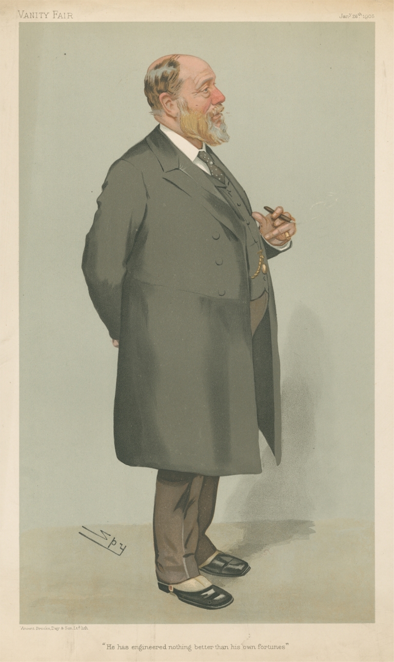 Businessmen and Empire Builders; ‘He has Engineered nothing Better than his Own Fortune’, Sir John Wolfe-Barry, January 26, 1905 by Leslie Matthew Ward
