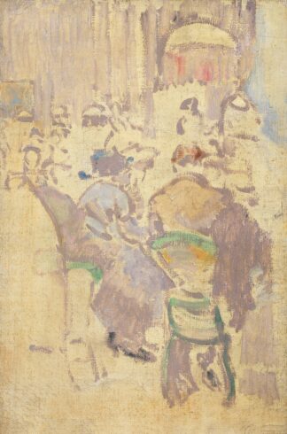 Café Interior, Baccarat, Dieppe by Walter Richard Sickert
