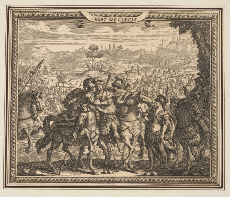 Camilla’s Death by Abraham Bosse