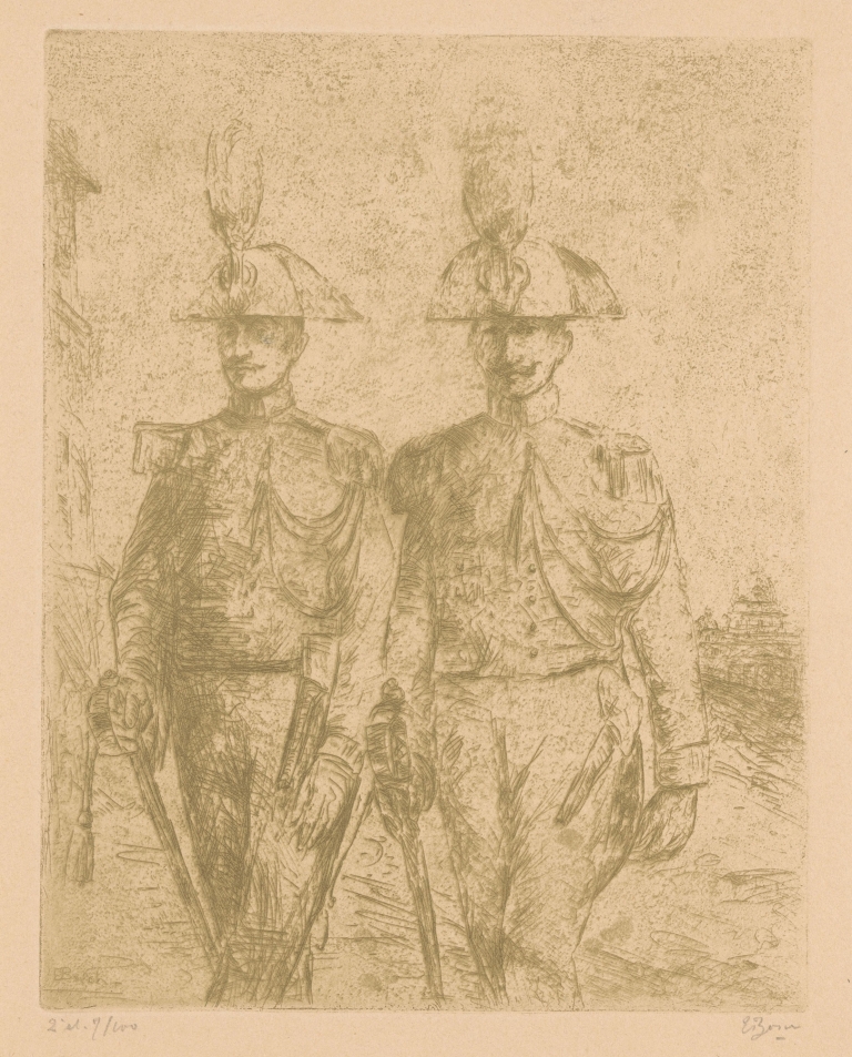 Carabinieri à Rome by Etienne Bosch