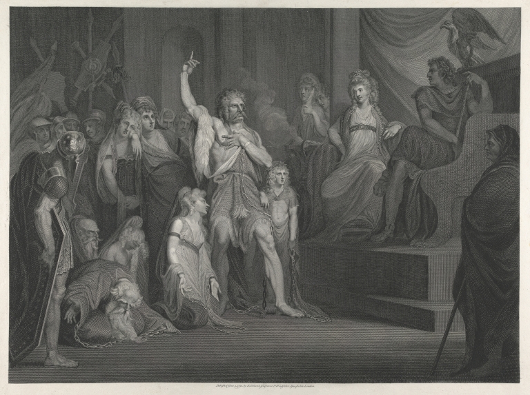 Caractacus at the Tribunal by Henry Fuseli