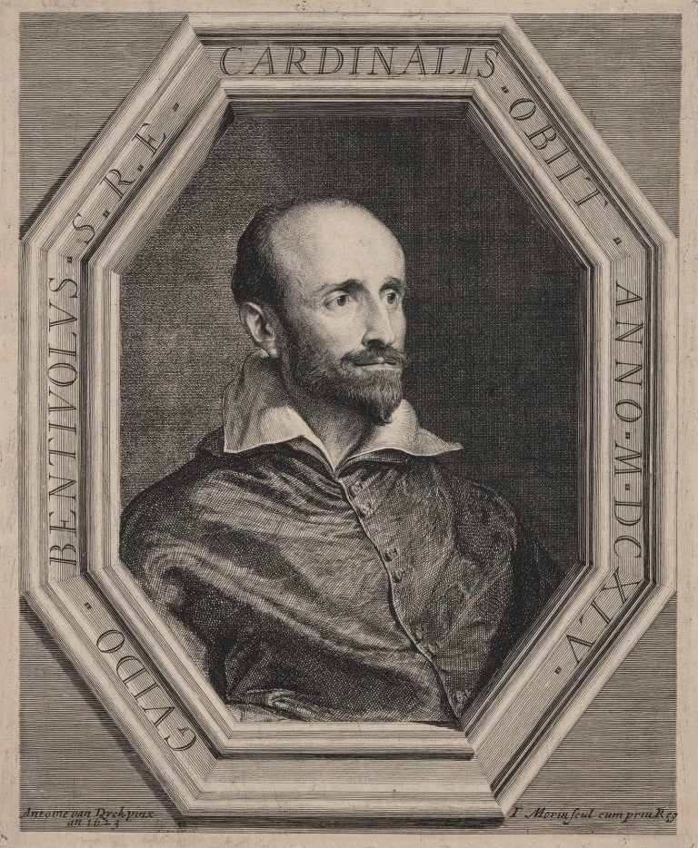 Cardinal Guido Bentivoglio S.R.E. died in the year 1645 by Jean Morin