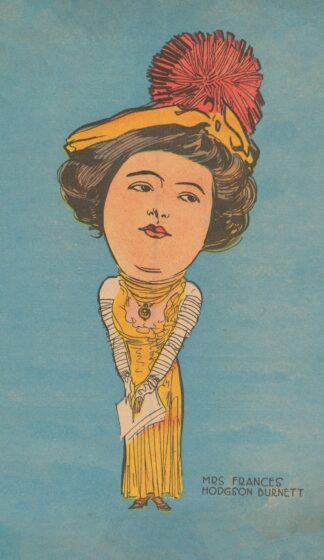 Caricature of Frances Hodgson Burnett by Anonymous