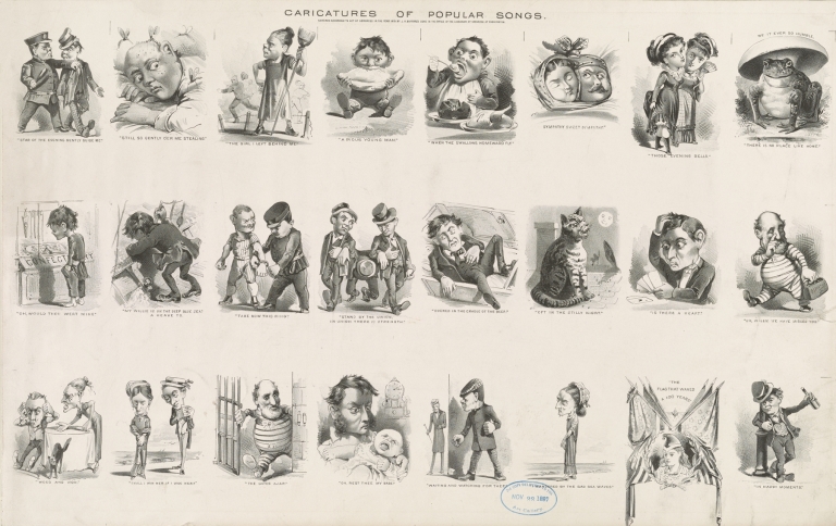 Caricatures of popular songs by John H. Bufford's & Sons