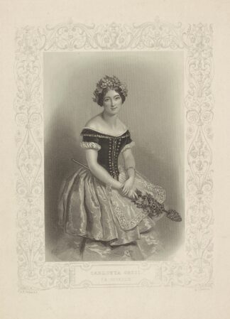 Carlotta Grisi. La Giselle by Alfred Edward Chalon