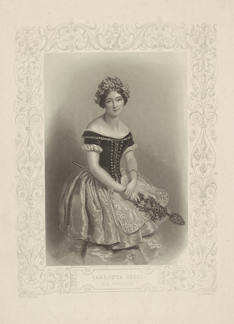 Carlotta Grisi. La Giselle by Alfred Edward Chalon