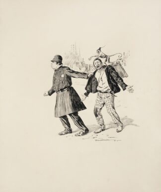 Carried away with his music or The man with a pull by William Henry Walker