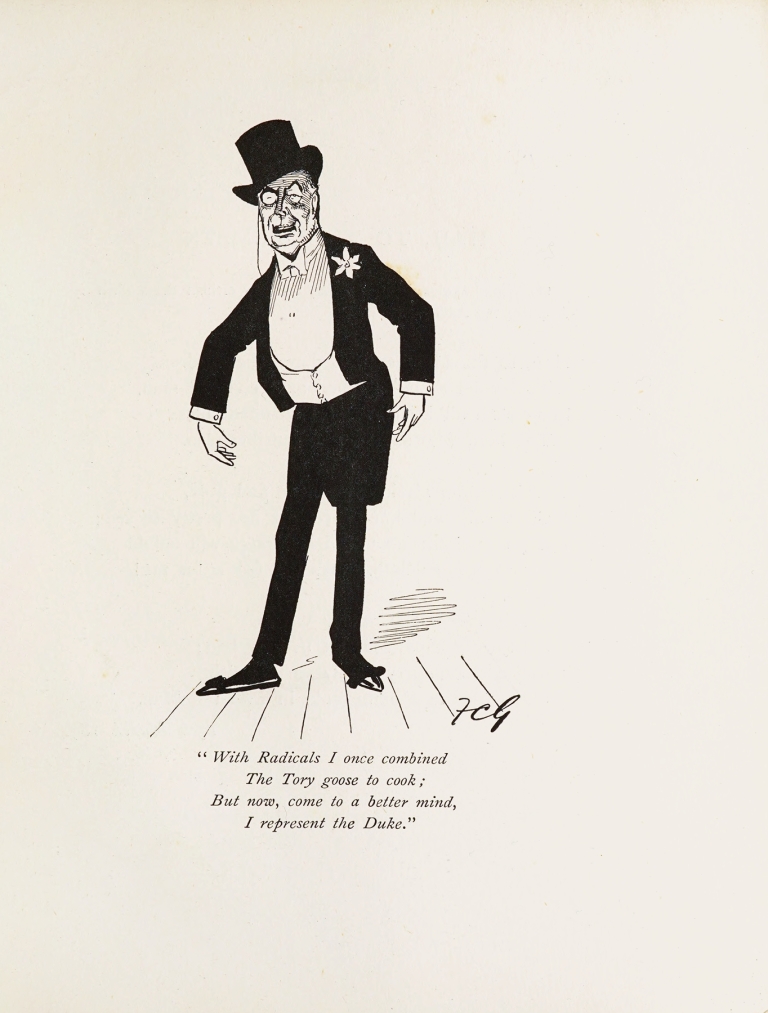 Cartoons in rhyme and line Pl.34 by Sir Wilfrid Lawson