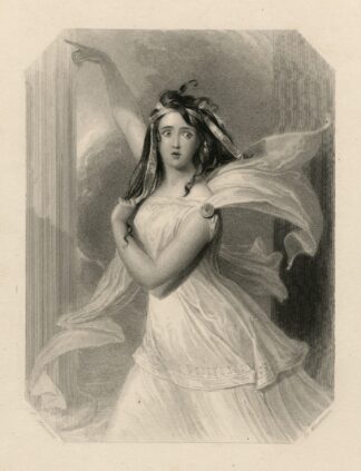 Cassandra… Troilus and Cressida, act 2, sc. 2 by Joseph Kenny Meadows