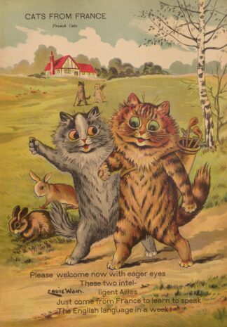 Cats from France by Louis Wain