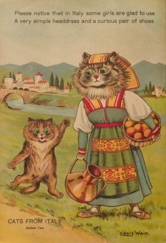 Cats from Italy by Louis Wain