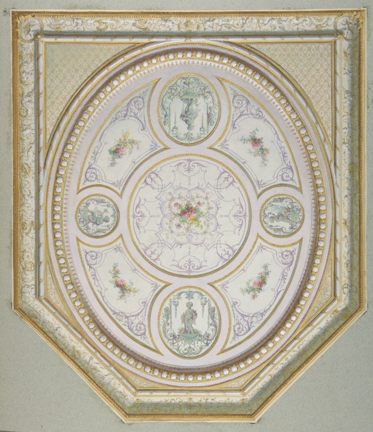 Ceiling Design by Jules-Edmond-Charles Lachaise