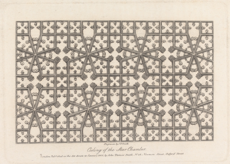 Ceiling of the Star Chamber by John Thomas Smith