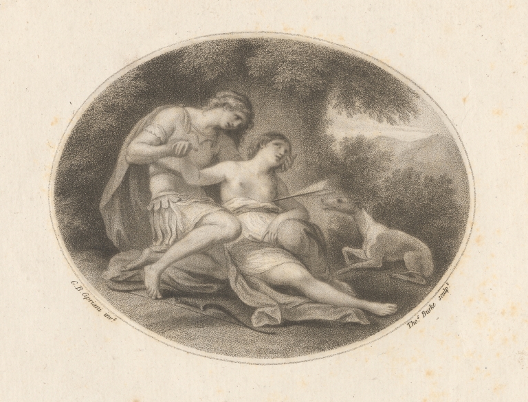 Cephalus and Procris by Giovanni Battista Cipriani