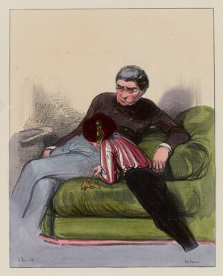 Cette madame de Lieusaint est-elle bête puisque je suis Charles Dubourg et que tu es mon papa, tu ne pourrais pas t’a by Paul Gavarni