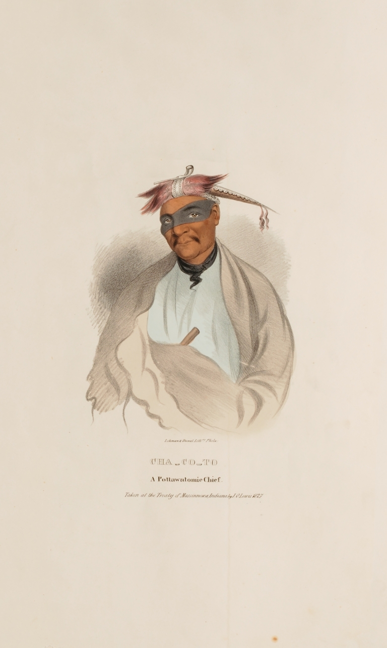 CHA-CO-TO, A Pottowattomie Chief by James Otto Lewis