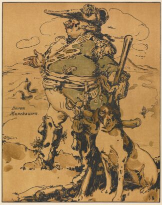 Characters of Romance; Baron Muchausen by William Nicholson