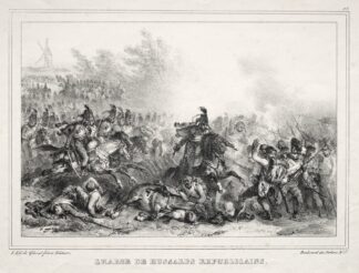 Charge de Hussards Républicains by Denis Auguste Marie Raffet