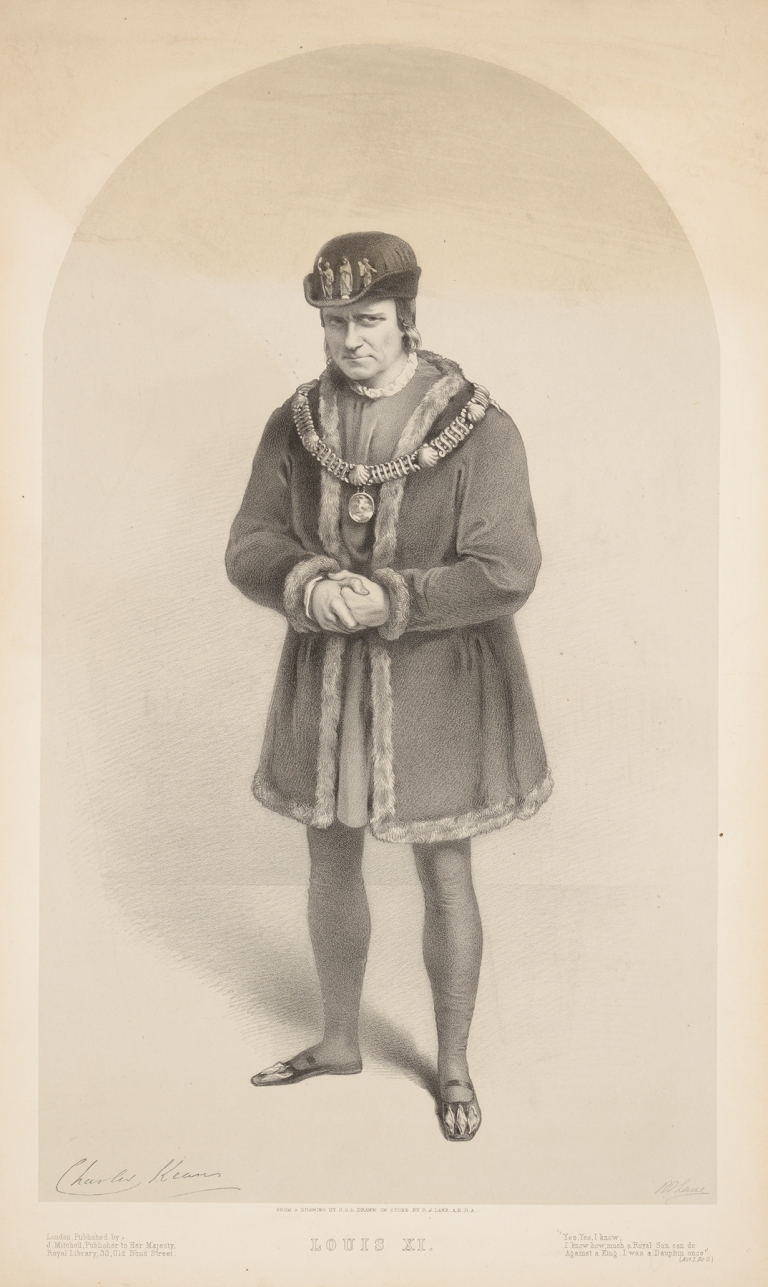 Charles Kean as Louis XI by Richard James Lane