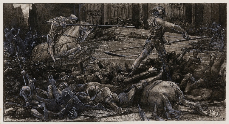 Châteaupers à la rescousse by Luc-Olivier Merson