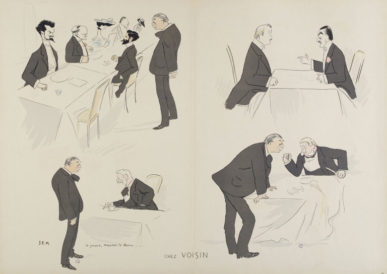 Chez Voisin by Georges Goursat (Sem)