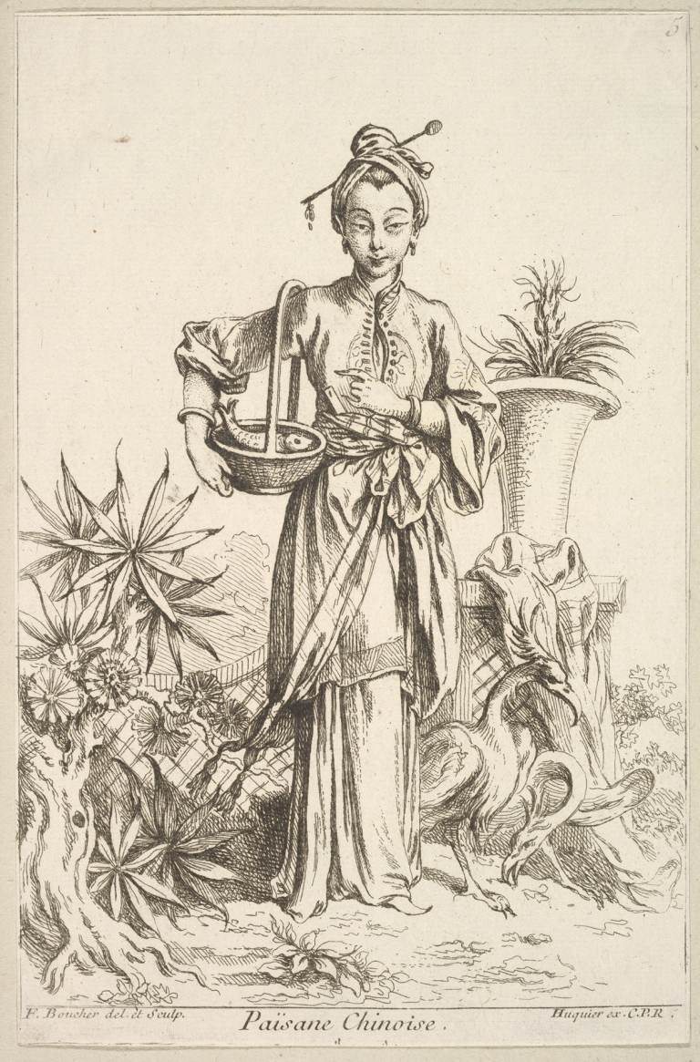 Chinese Peasant by François Boucher