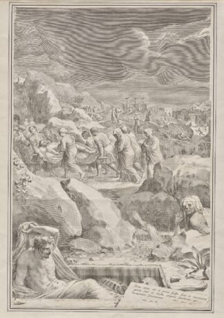 Christ Carried to the Tomb by Claude Mellan