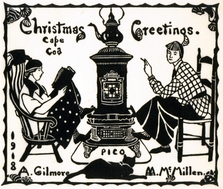 Christmas Greetings 1918 by Mildred McMillen