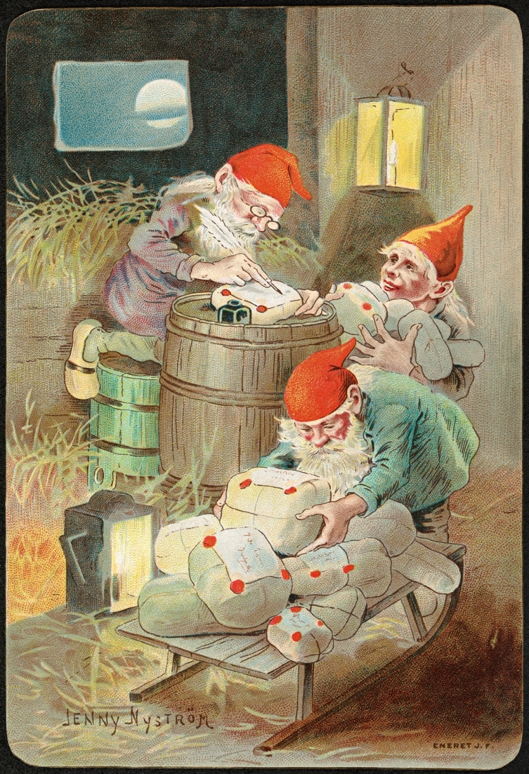 Christmas motif by Jenny Nyström